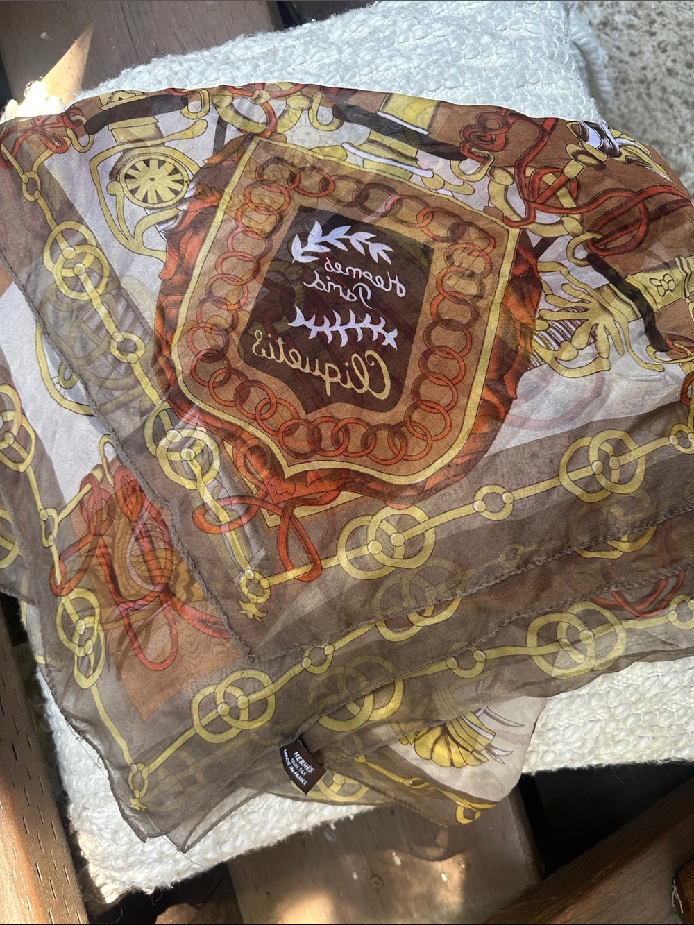 HERMES Cliquetis Scarf - Picture 4 of 7